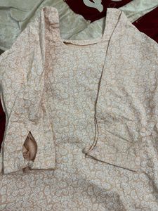 Peach Kurti