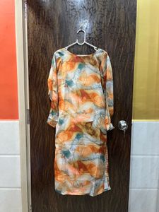 34 Bust Satin Kurta For Women