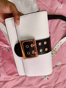 Miraggio Adrianne Metal Buckle Crossbody Bag
