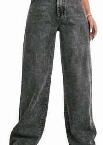 Charcoal Baggy Jeans