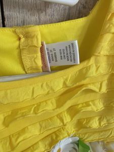 Yellow Gingham Dress