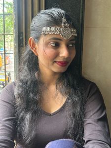 Oxidised Garba jewelry set