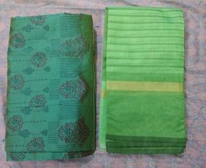 TISSUE COTTON SAREE