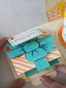Handmade Birthday Cake Pop-Up Card