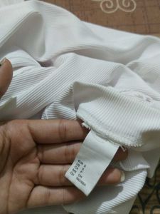 White Long Sleeve Top