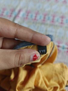 Yellow Tshirt For Nightwear