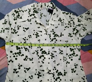 Light Green Formal Shirt For Women