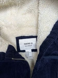 Vintage Corduroy Sherpa-Lined Hoodie