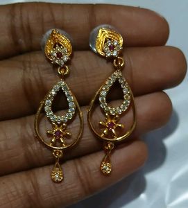 Anti tarnish water proof gold earrings and studs
