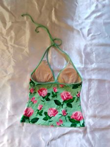 Floral Halter Tank Top