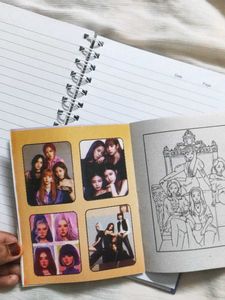 BLACKPINK Diary And Coloring Book With Stickers