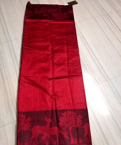 Brand New Beautiful Red Saree