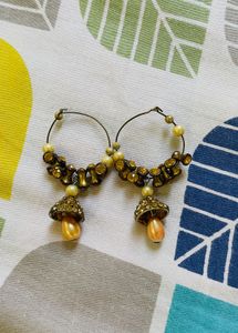 Vintage Inspired Mushroom Earrings