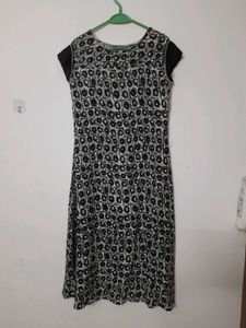 Long Summer Dress Printed Cotton Top College Wear
