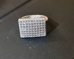 Sparkling gents Silver Ring