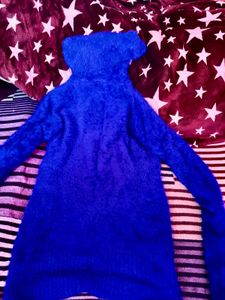 Blue Fuzzy Sweater