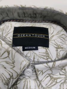 🤍Ocean Touch Floral Shirt🌱