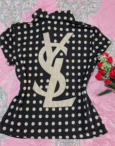 Polka Dot Polo Tee