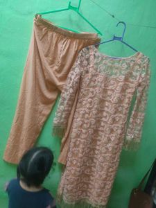 Elegant Peach Embroidered Salwar Kameez