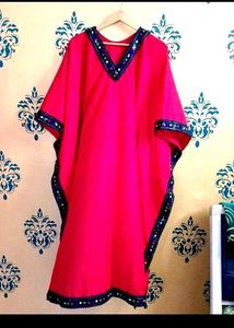 Red Embellished Kaftan ❤️