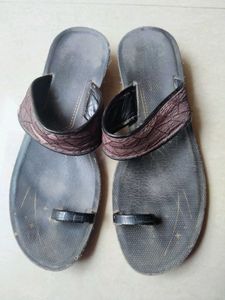 Charcoal Colour Toe Ring Sandles