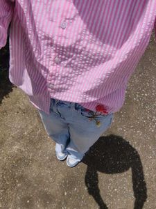 Striped Button-Down Shirt