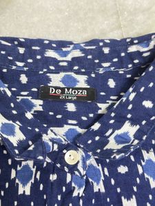 Patterned Button-Down Shirt