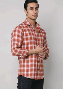 Checked Casual Shirt &amp; Plain Polo Tshirt