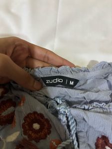 Zudio Floral Embroidered Top