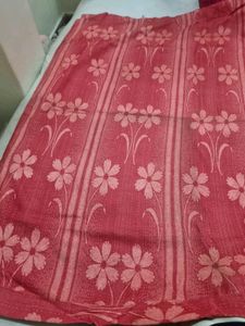 Floral Print Curtain