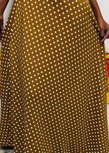 Net Embellished Mustard Gown
