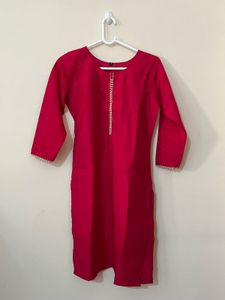 Pink Kurti Set