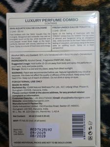 Bella Vita Luxury Perfume Combo