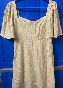 Yellow Gingham Dress