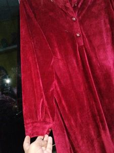Maroon Colour Abaya Full Hight