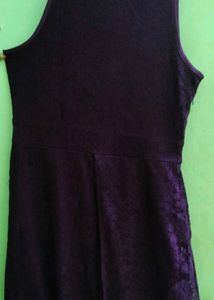 Purple Sleeveless Dress