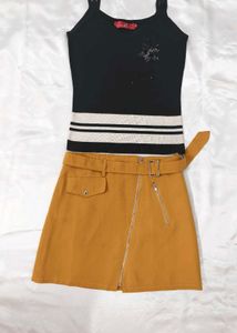 Skirt and Top Set