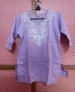 Embroidered Short Kurta