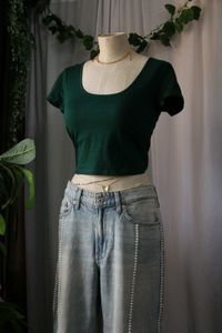 H&amp;M Green Fitted Too