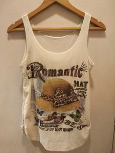 Beautiful Graphic Imported Mesh Top