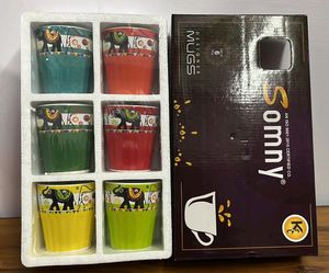 Tumbler Set Of 6 Ceramic