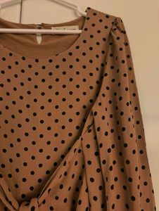 Polka Dot Clear Impression Top