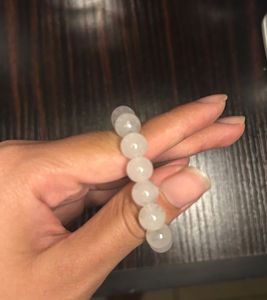 White Beaded Bracelet