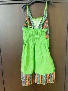 Egyptian Print Short Dress