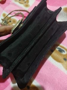 Zara Leather Sling And Shoulder Bag