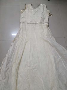Festive Ethnic Gown With Beading And Design