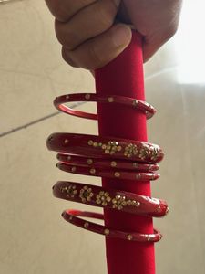 Red Bangle Set 2/6
