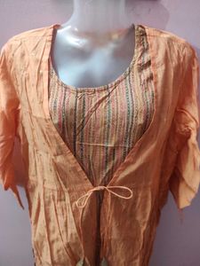 Xl Avaasa Ethnic Kurta with Shrug