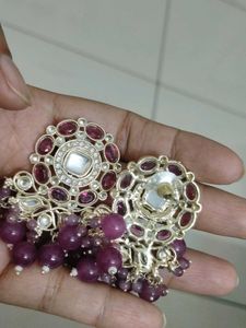 Purple Earrings
