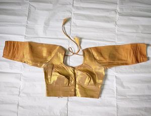 Golden 3/4 Sleeves Blouse 🤩